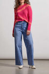 Brooke Wide-Leg Jeans , Denim, original image number 0