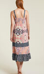Sleeveless High-Low Midi Dress, Multi, original image number 3