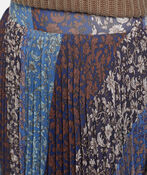 Pleat Skirt, Blue, original image number 2