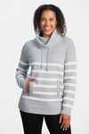 Kanga Pocket Cowl Neck Sweater, , original image number 1