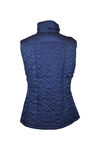 Quilted Heart Vest with Studded Pockets, Navy, original image number 1