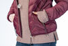 Hooded Puffer Jacket, Plum, original image number 2