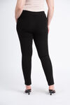 Studded Pull-On Trousers, Black, original image number 3