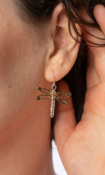 Dragonfly Dangle Earring, Multi, original
