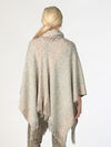 The Glam Shimmery Swing Cape, Grey, original image number 1