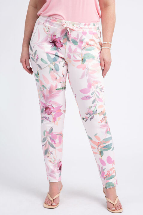 Floral Pull-On Pant, Pink, original
