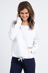 Golf French Terry Crew Neck Top, White, original image number 0