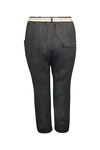 Cropped Linen Pant , Charcoal, original image number 1
