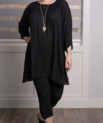 Long Sleeve Amber Tunic, Black, original image number 2