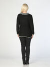 Bordeaux Boucle Sweater, Black, original image number 3