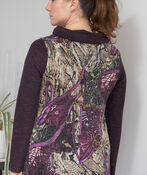 Violet Cowl Handkerchief Tunic, Purple, original image number 3