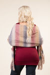 Long Knit Scarf with Pockets, Multi, original image number 2