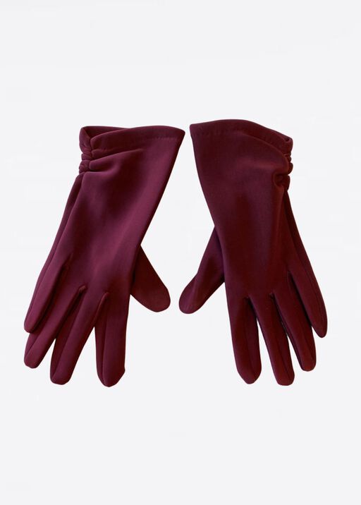 Women's Scuba Gloves , Burgundy, original