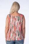 Front-Button Top, Coral, original image number 1