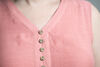 Brilliant Button-Up Blouse, Coral, original image number 1