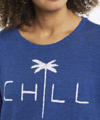Chill Cotton Sweater, Navy, original image number 2