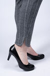 Waist-Tie Ankle Pant , Charcoal, original image number 3