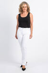 5 Pocket Colored Jeans, White, original image number 3