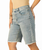 Bermuda Jean Shorts, Denim, original image number 2
