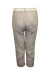 Cropped Linen Pant , Taupe, original image number 1