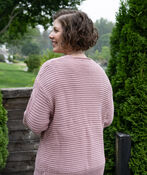 Cable-Knit  Braided Cardigan , Pink, original image number 1