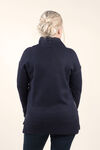 Cowl Neck Sweater , Navy, original image number 1