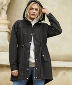 Raincoat Jacket, Black, original image number 2