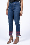 Embellished Ankle Jeans , Denim, original image number 1