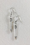Arrow Handmade Earrings, Silver, original image number 0