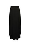 Hi-Lo Maxi Skirt, Black, original image number 1