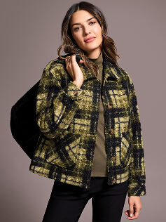 Tribal Plaid Jacket