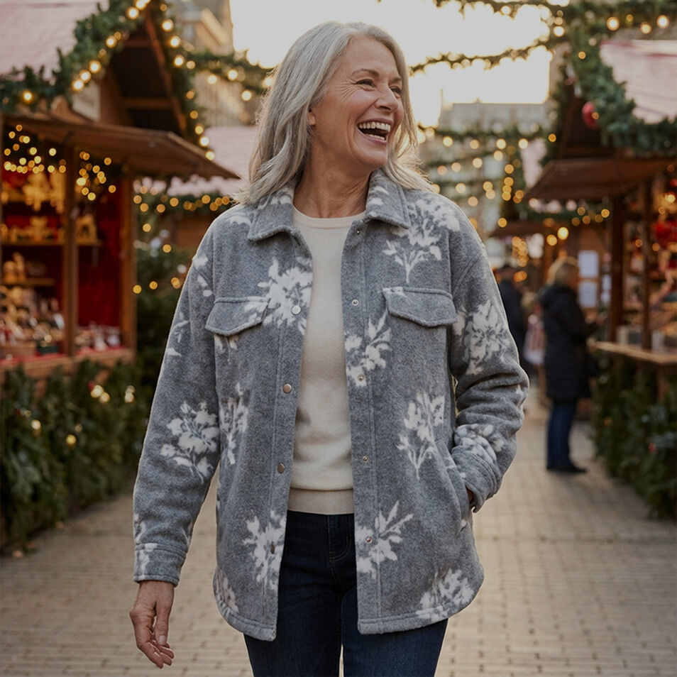 Papillon Floral Button-Up Shacket