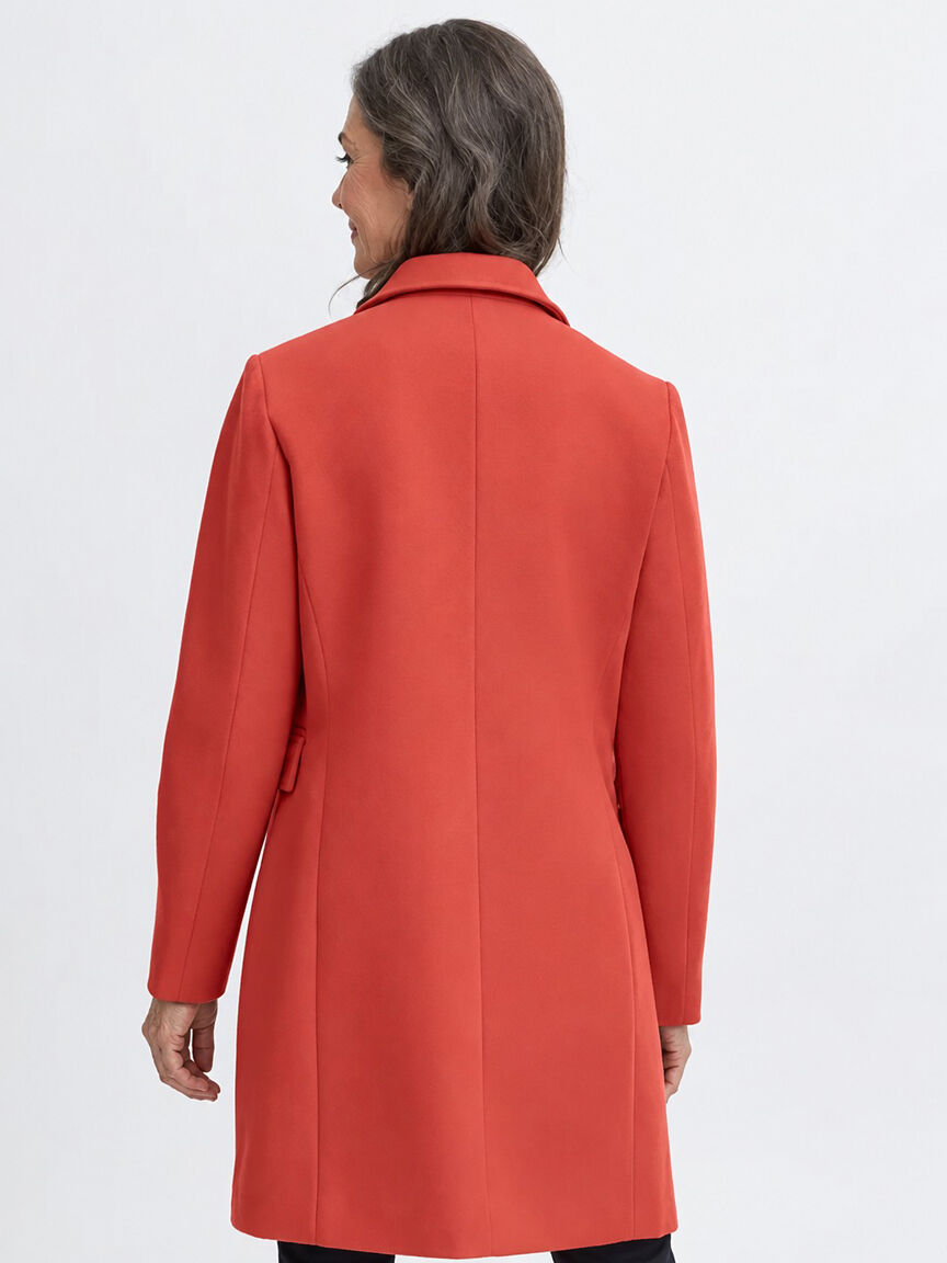 Button-Up Woven Coat
