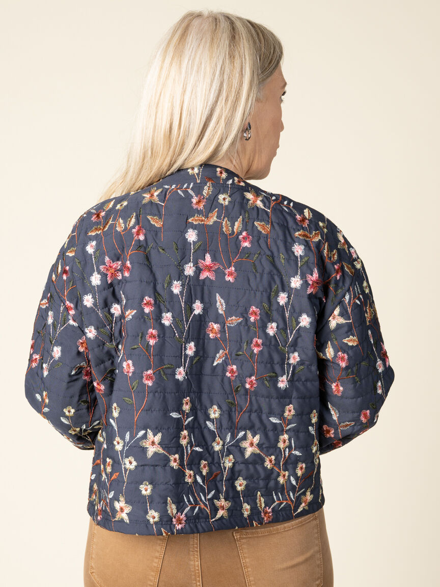 Floral Embroidered Jacket