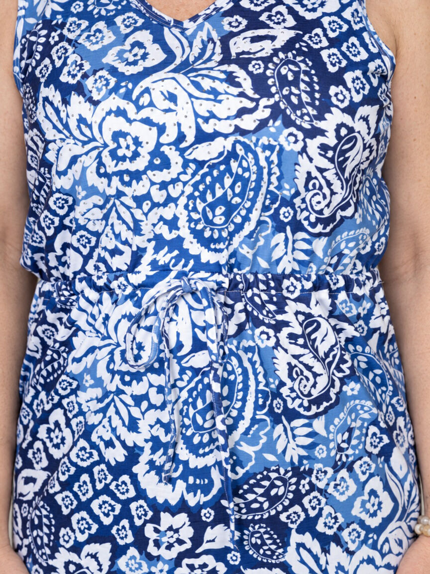 Sleeveless Knee Dress With Hotfix Image 3