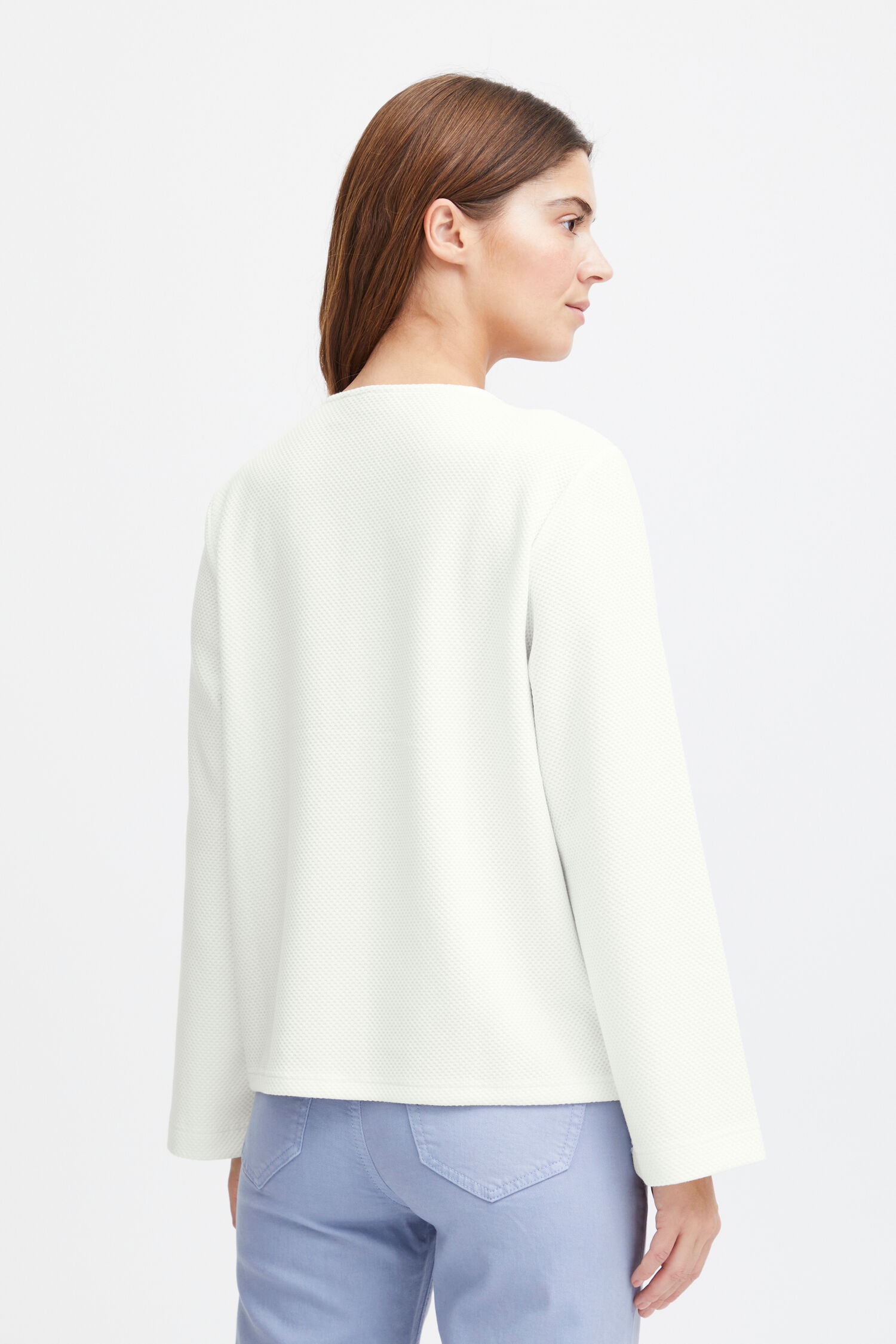 Waffle Knit Cardigan Image 2