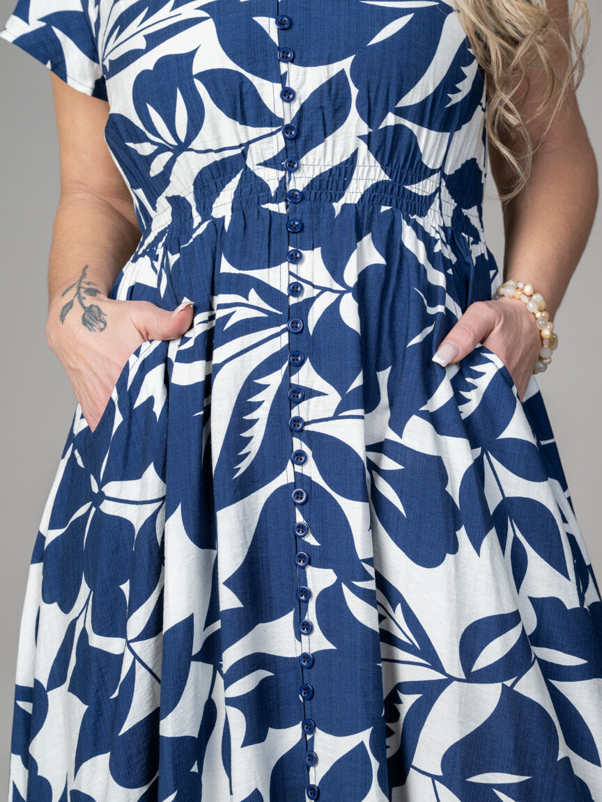 Short Sleeve Maxi Dress Image 3