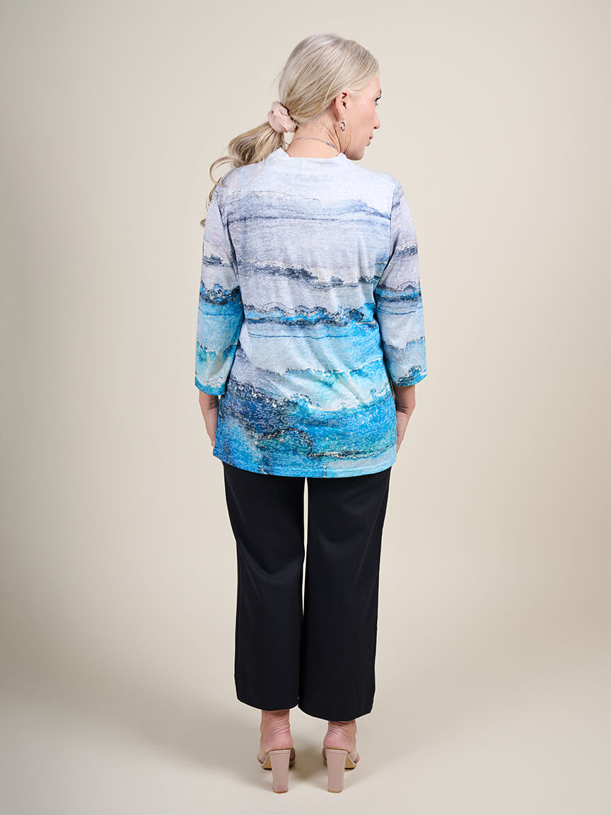 2 Piece Top and Cardigan Set  Image 3