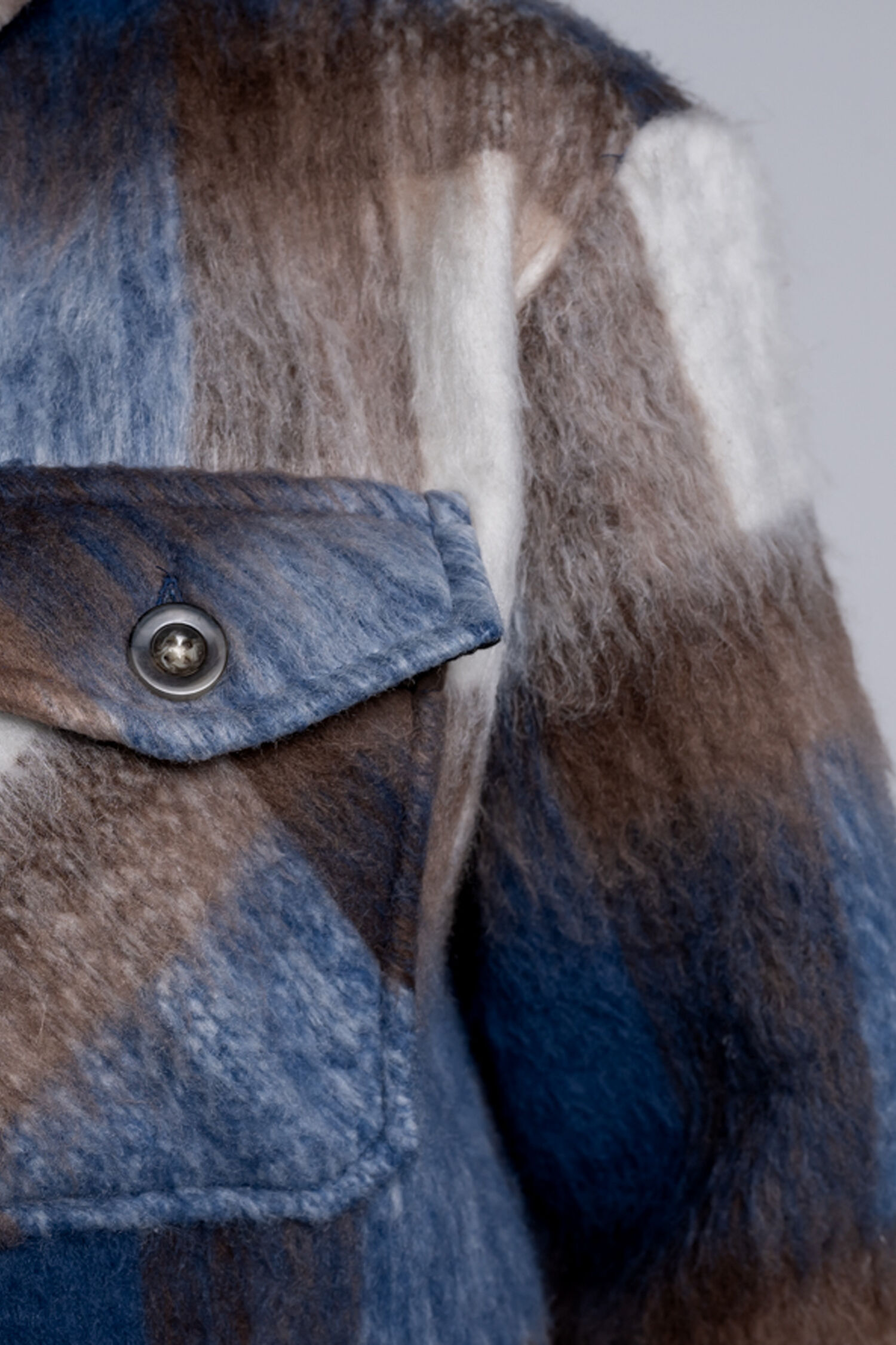 Long Brushed Shacket  Image 3