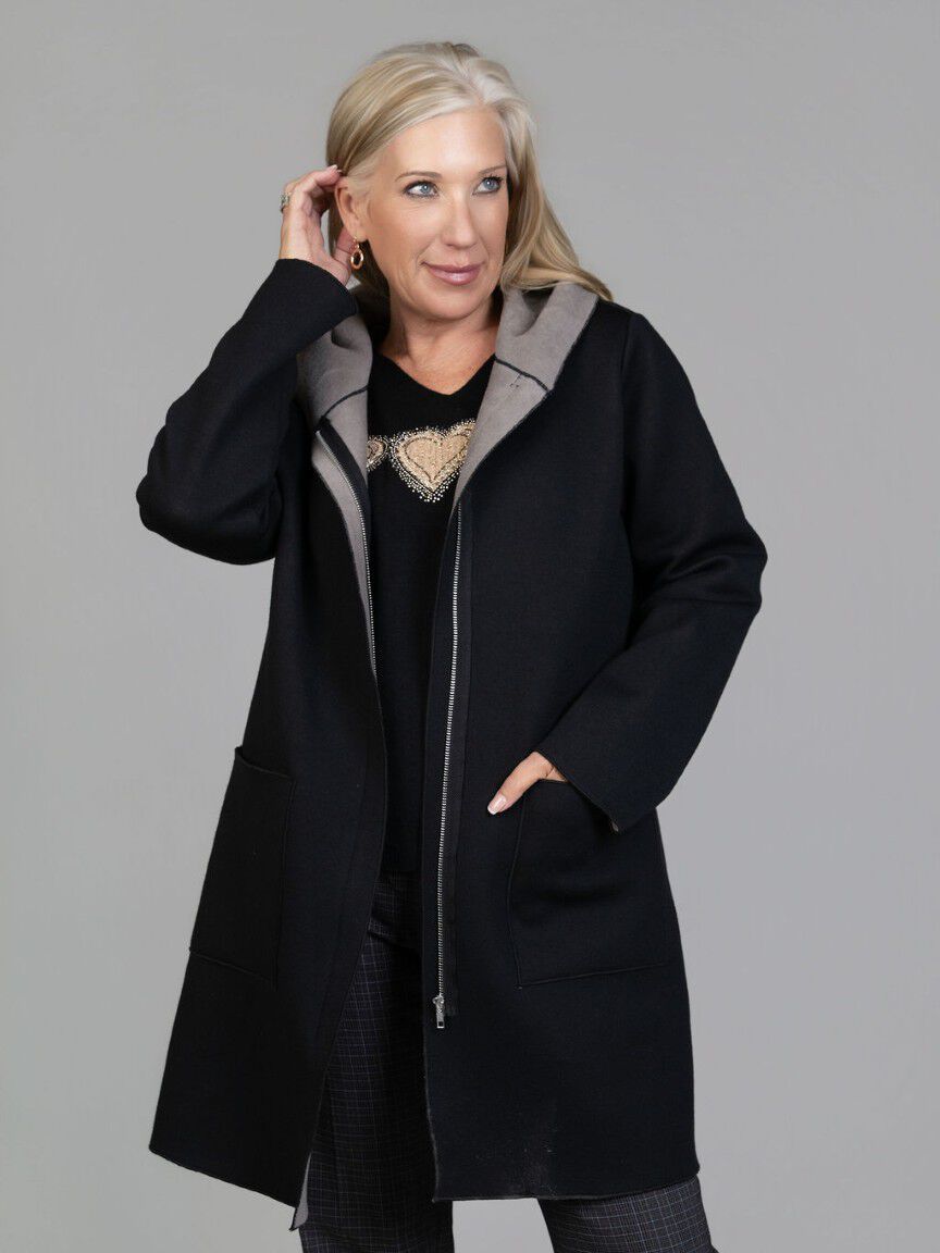 Soft Lined Hooded Jacket