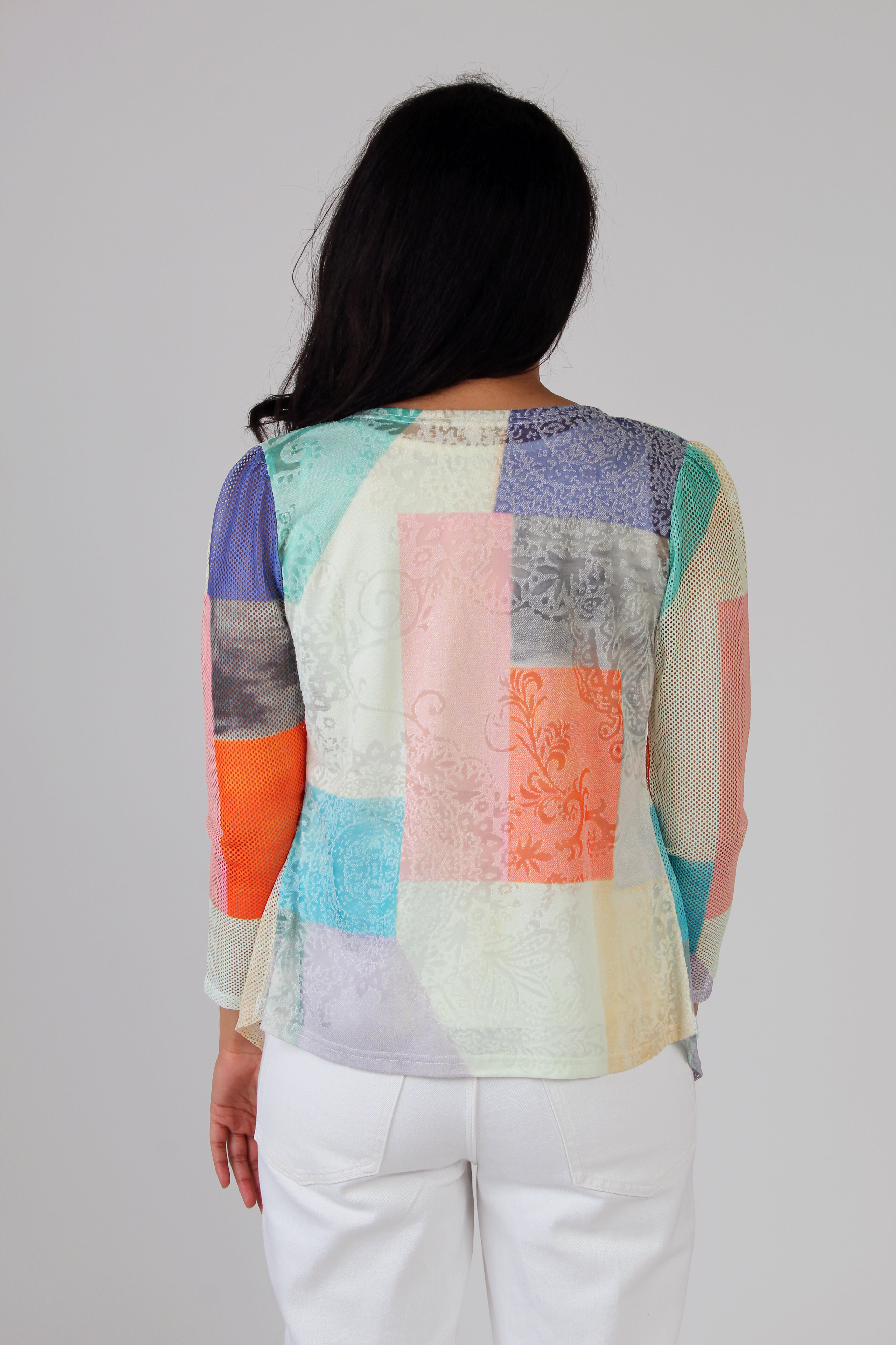 Mesh Burnout Cardigan Image 2