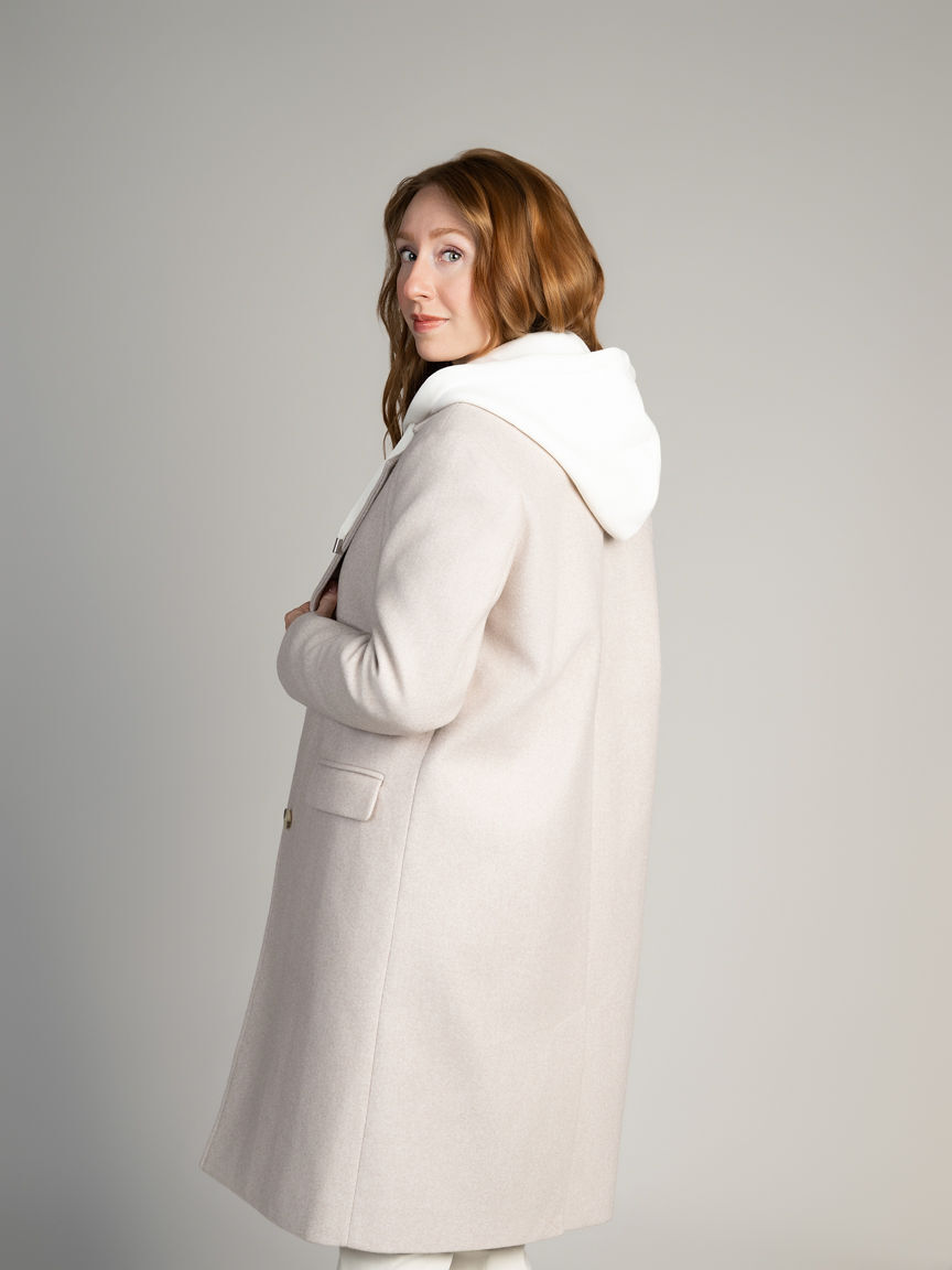 Foolers Trench Coat With Removable Hood