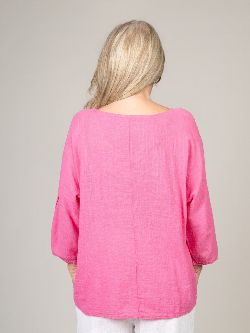 3/4 Sleeve Flowy Top