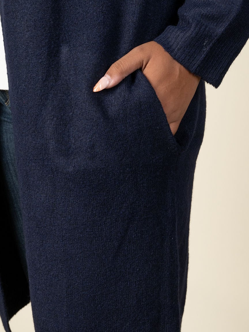 Long Open Front Cardigan