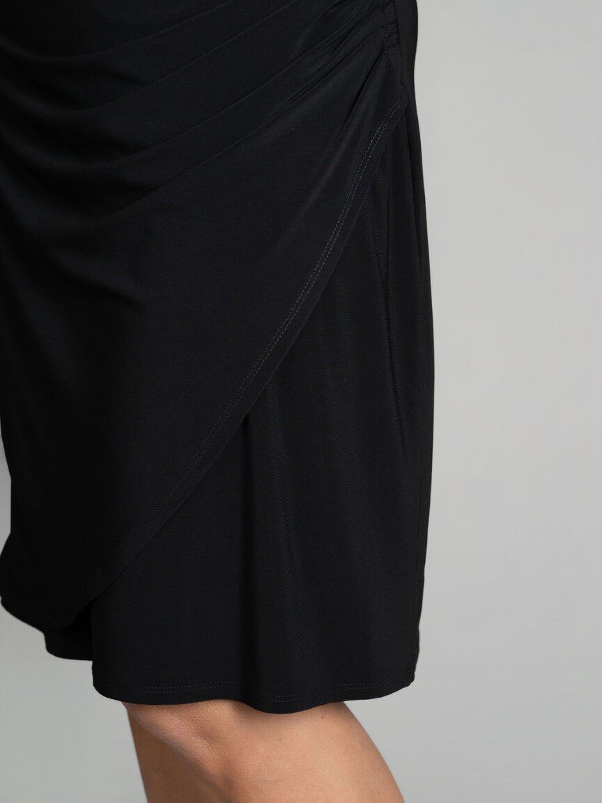 Ruched V-Neck Dress