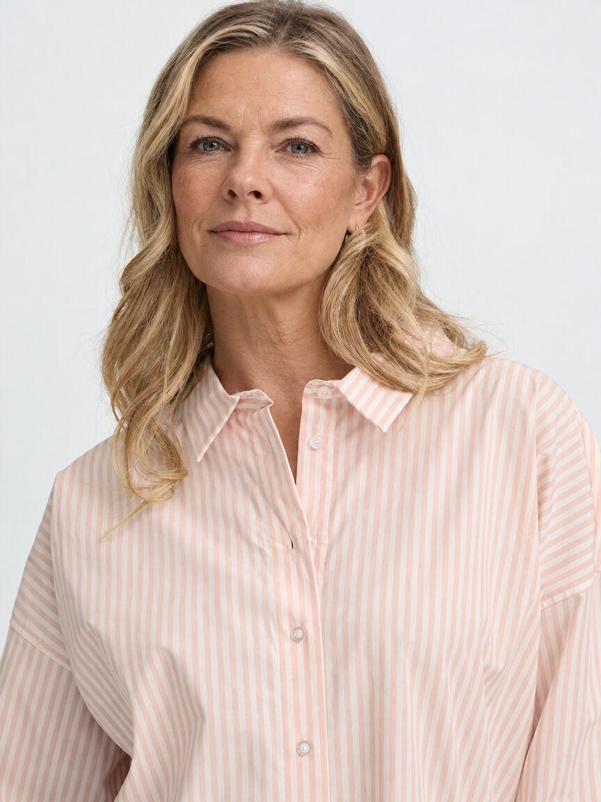 Long Sleeve Striped Blouse Image 3