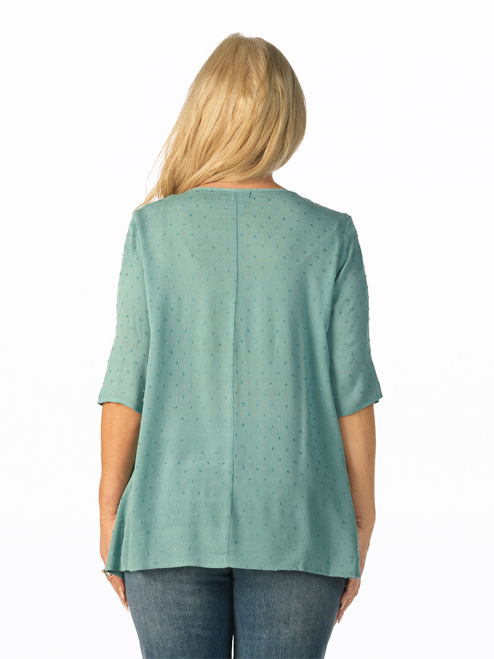 Turquoise Blouse Image 2
