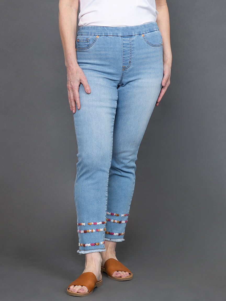 Audrey Pull On Jeans Image 2
