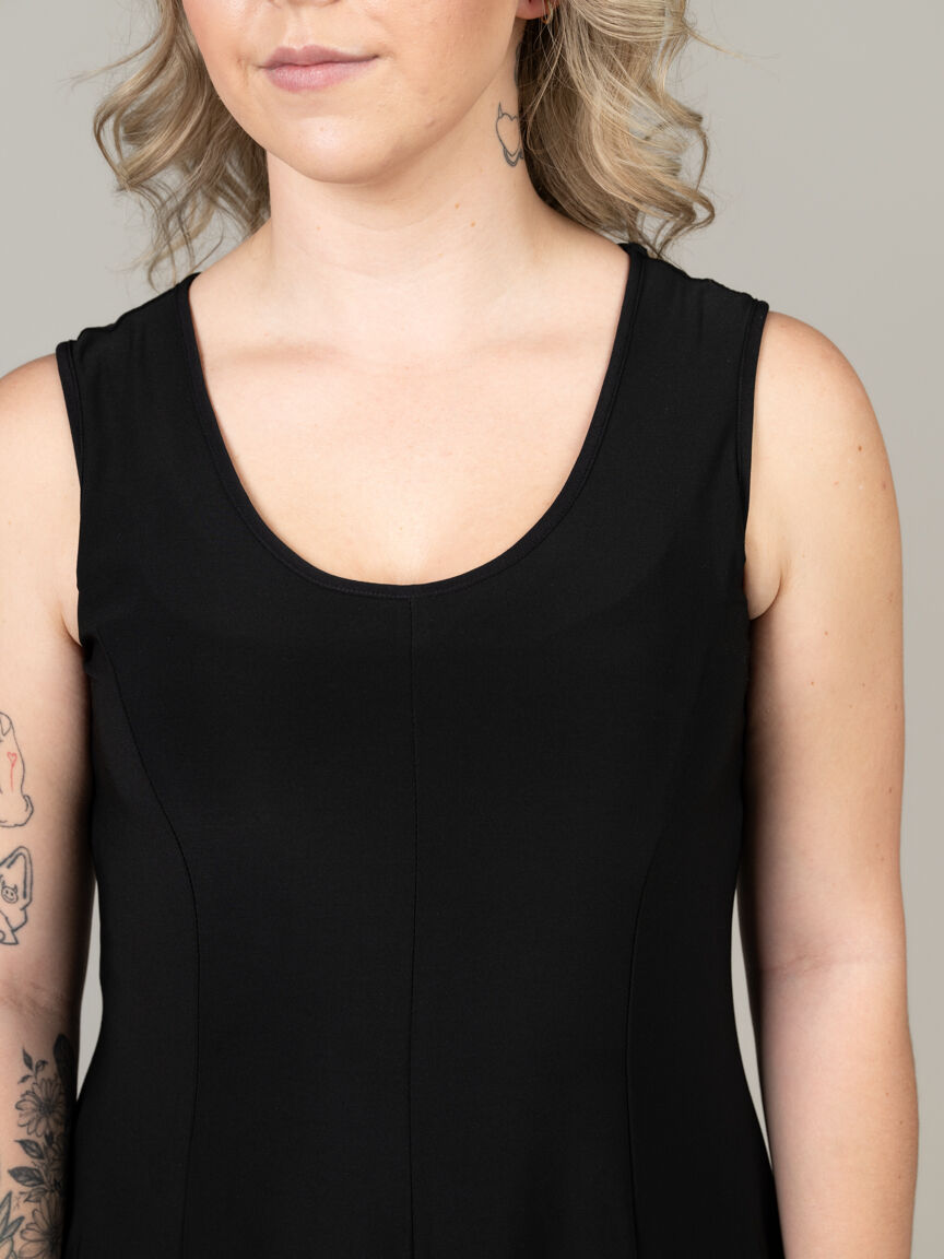 Sleeveless Fit and Flare Dress