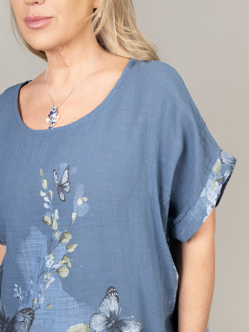 Flowy Short Sleeve Top